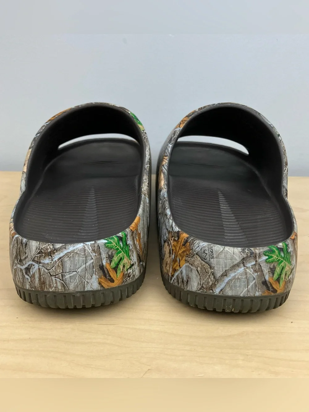 Nike Men’s Size 13.0 Clam Slide Sandals Realtree Camouflage Slip On Chunky